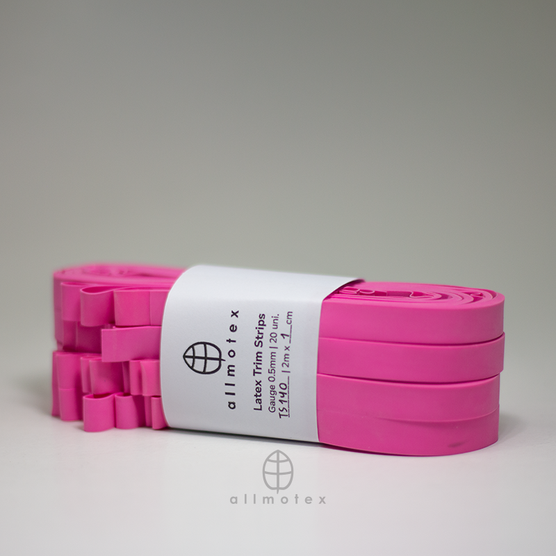 TS140 Bubblegum Pink Trim Strips (pack of 20)