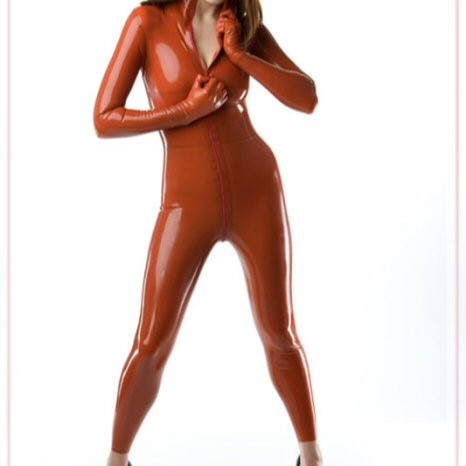 S31 Medizinische Latexfolie in gebranntem Orange