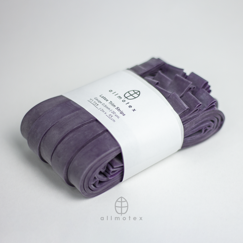 TS135 Damson Purple Trim Strips (pack of 20)